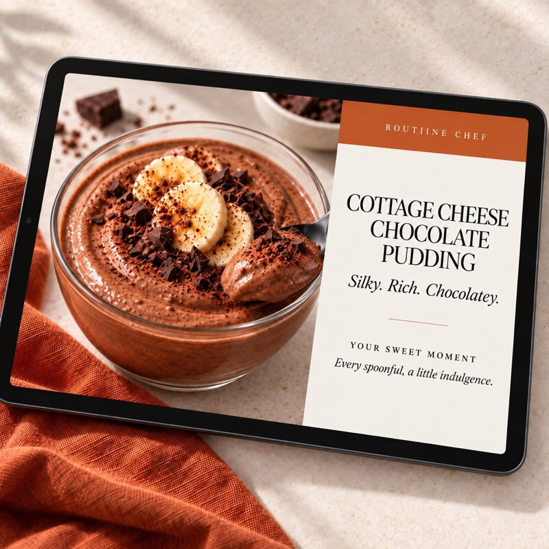 Routiine Chef — chocolate pudding