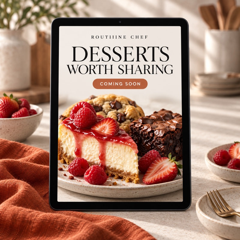 Desserts Worth Sharing — Coming Soon